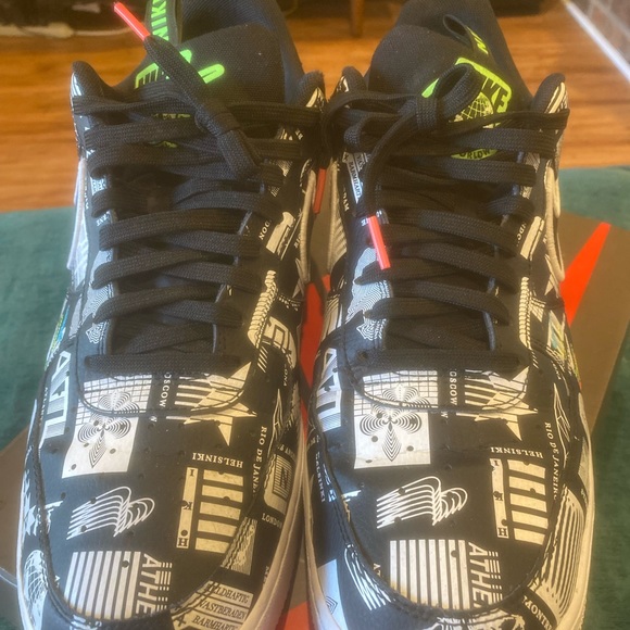 Nike 2020 Air Force 1 '07 LX 'Worldwide Pack - Black' - Picture 2 of 7